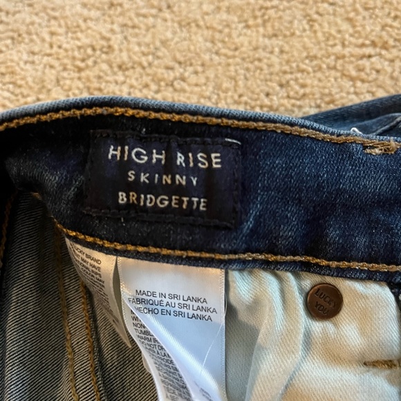 Lucky brand skinny jeans Bridgette style - Picture 3 of 4